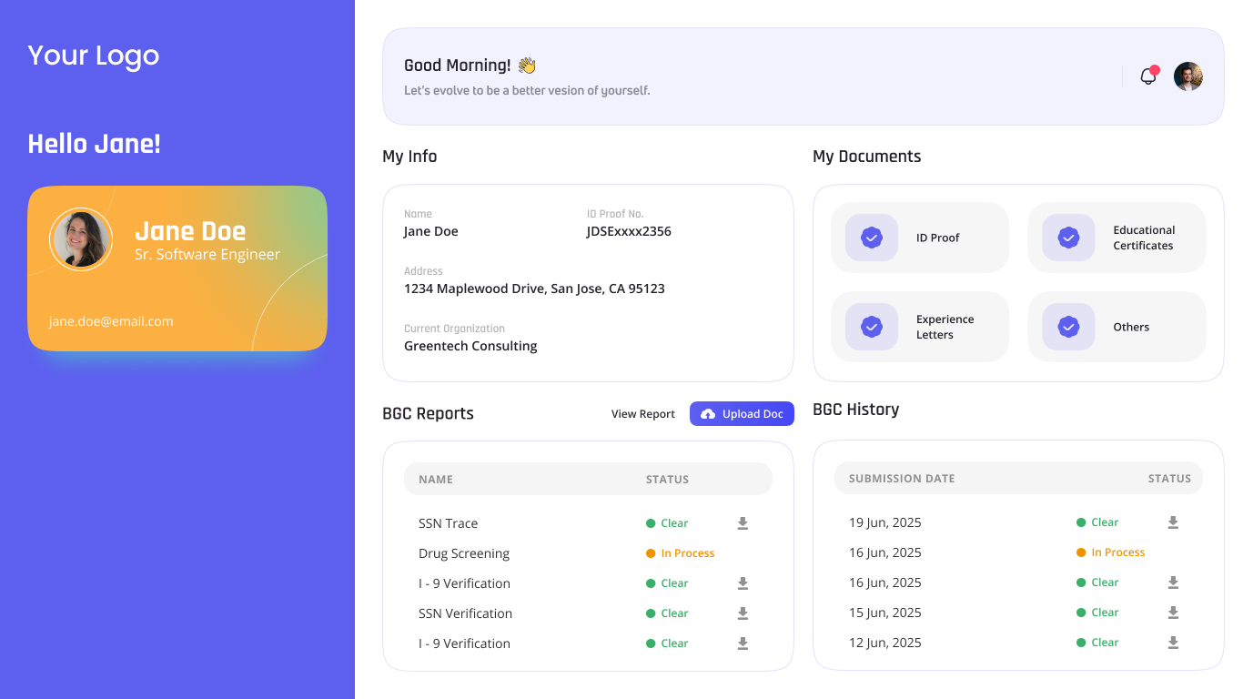 Candidate Portal Candidate Portal