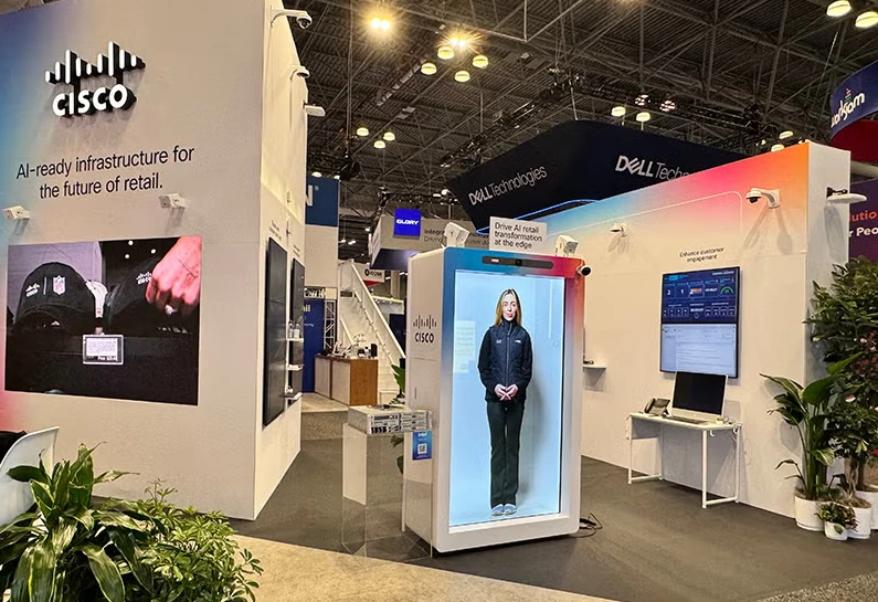 Cisco NRF 2026 Hologram