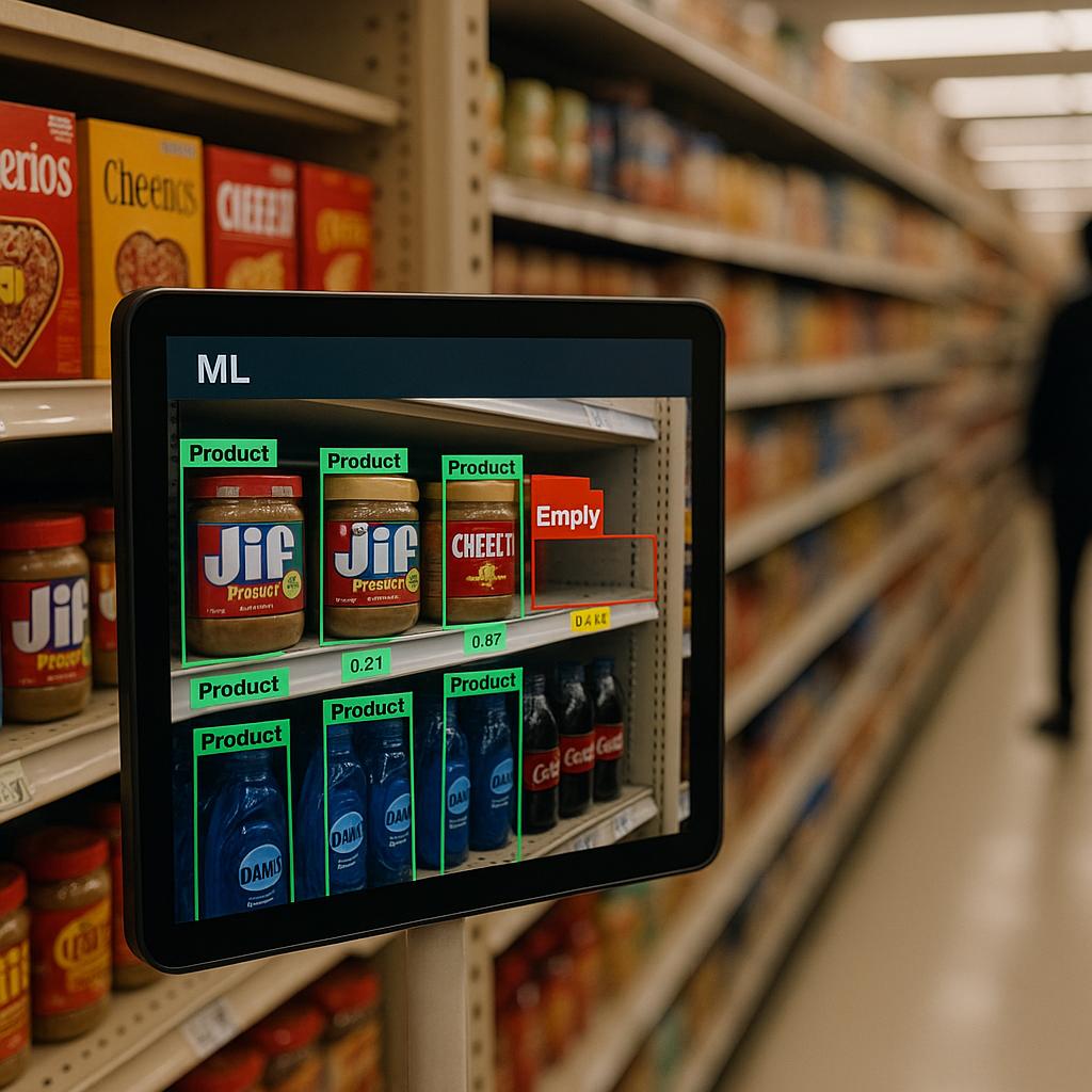 Shelf Monitoring and Out-of-Stock Detection - Azilen | Enterprise AI Development Company Shelf Monitoring and Out-of-Stock Detection