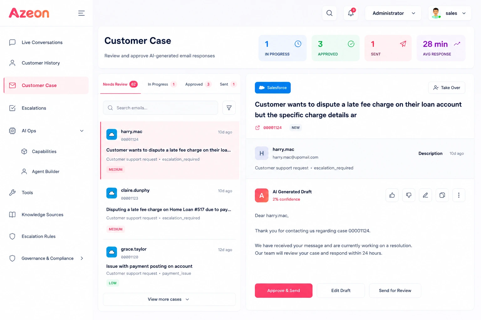 AI-Powered Customer Case Management