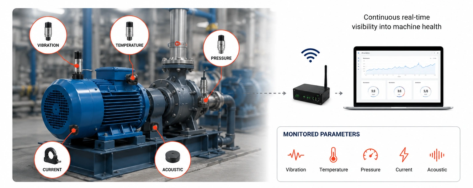 IoT Sensors Collect Equipment Data IoT Sensors Collect Equipment Data