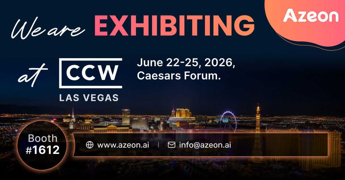 CCW_PR_Img - Azilen | Enterprise AI Development Company Agentic AI Support Platform, Azeon, Set to Showcase Resolution-First Customer Support at CCW 2026
