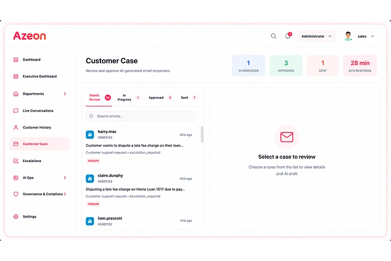 Customer care Software - Azilen | Enterprise AI Development Company Customer care Software